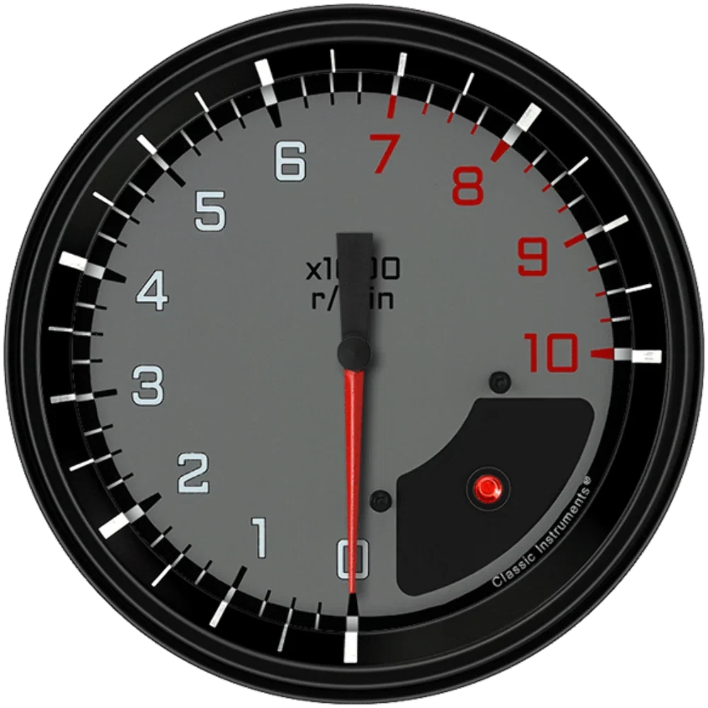 AutoCross Gray 4 5_8_ Tachometer AX71GBLF